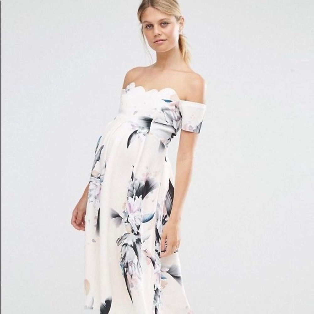 ASOS Scalloped Maternity Dress